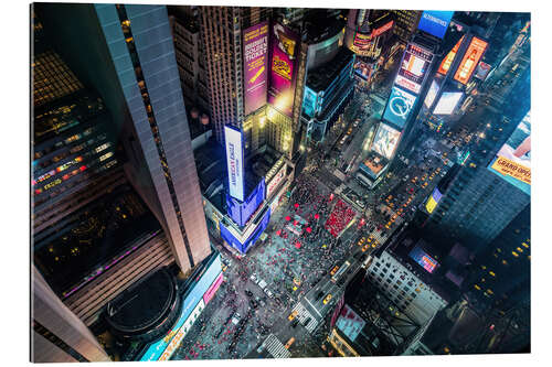 Gallery print Aerial view of Times Square in New York