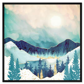 Gerahmter Kunstdruck Himmelsreflexion