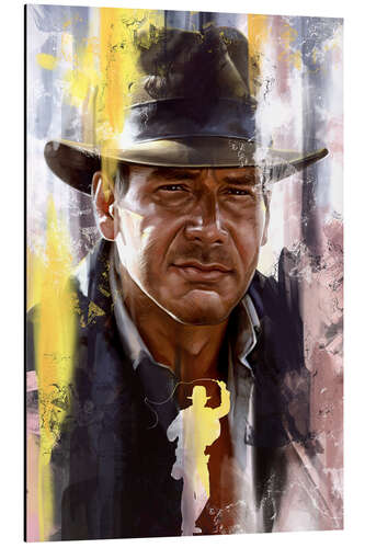 Tableau en aluminium Indiana Jones