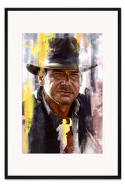 Gerahmter Kunstdruck Indiana Jones