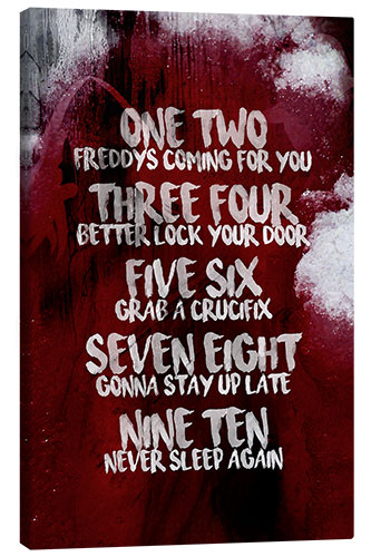 Canvas print A Nightmare on Elm Street