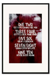 Gerahmter Kunstdruck A Nightmare on Elm Street