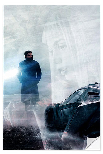 Selvklæbende plakat Blade Runner 2049