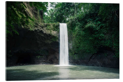 Stampa su vetro acrilico Cascata a Bali