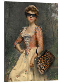 Gallery print Fashionable vintage girl