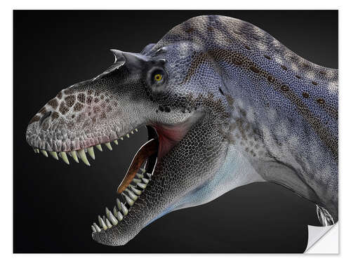 Wandsticker Albertosaurus Portrait