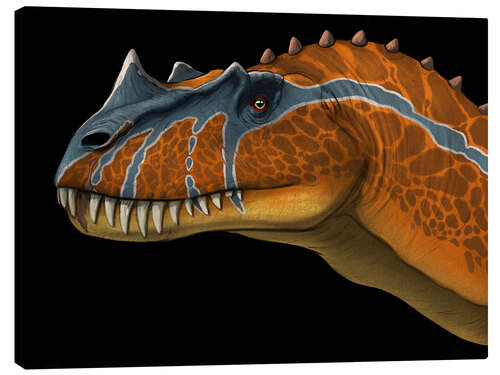 Leinwandbild Ceratosaurus Portrait