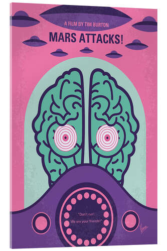 Acrylglas print Mars Attacks