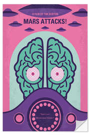 Sticker mural Mars Attacks (anglais)