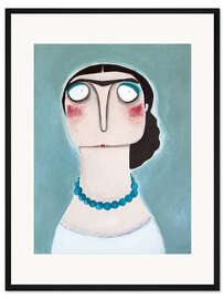 Gerahmter Kunstdruck Frida, nach Kahlo