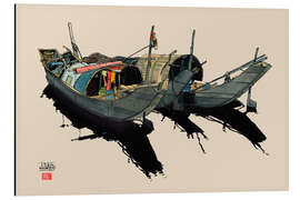 Magnettafel Boote in Vietnam