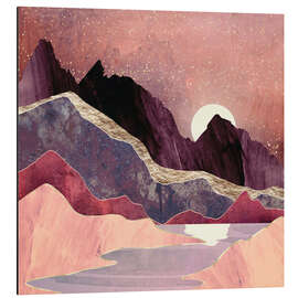 Magnettafel Errötete Aussicht