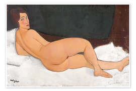 Wandbild  Liegender Akt - Amedeo Modigliani