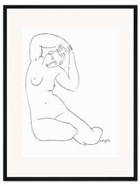 Gerahmter Kunstdruck Die Nymphe