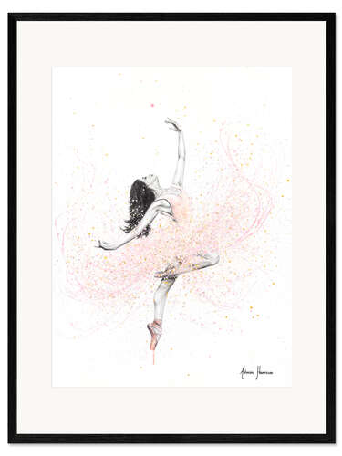 Ingelijste kunstdruk Spring Rose Dance