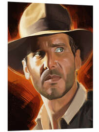 Foam board print Indiana Jones