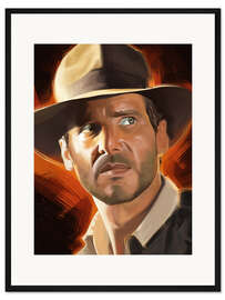 Gerahmter Kunstdruck Indiana Jones