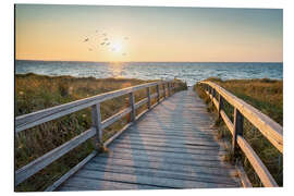 Aluminium print Jetty to the sea