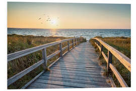 Foam board print Jetty to the sea