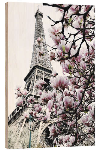 Tableau en bois Paris