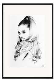 Gerahmter Kunstdruck Ariana Grande