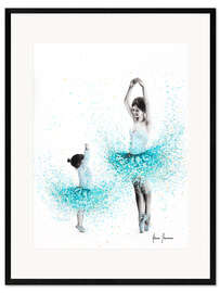Ingelijste kunstdruk Little ballerina