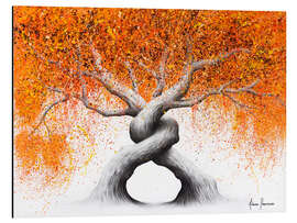 Magnettafel Verschlungene Liebesbäume