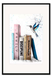 Gerahmter Kunstdruck Die sechs Bücher der Liebe