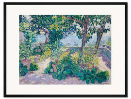 Gerahmter Kunstdruck Terrasse in Fiesole