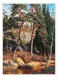 Wandbild  Im Wald - Fanny Churberg