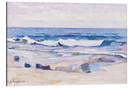 Magnettafel Abendlicht an der Küste