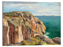 Magnettafel Klippen am Ufer von Kaivopuisto