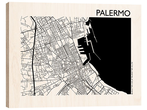 Puutaulu Map of palermo