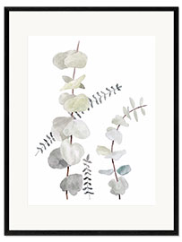 Kunsttryk i ramme Botanical illustration Mix1