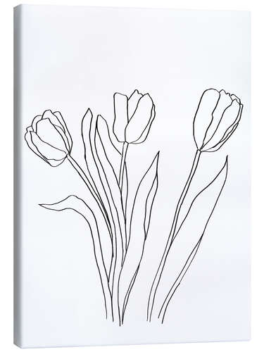 Canvas print Minimal   Tulips