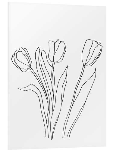 Bilde på skumplate Minimal   Tulips