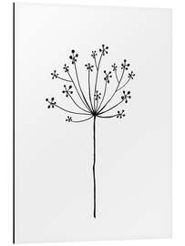 Magnettafel Minimale Pusteblume