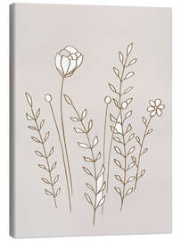 Canvas print Skandi flowers