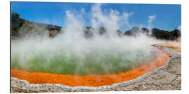 Tableau en aluminium Waiotapu Thermal Wonderland, Nouvelle-Zélande