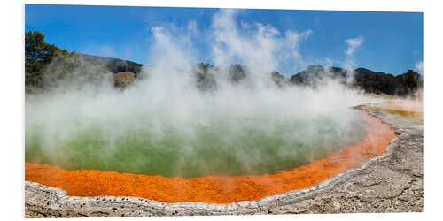 PVC print Thermal Wonderland, New Zealand