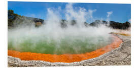 Foam board print Thermal Wonderland, New Zealand