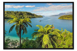 Gerahmter Kunstdruck Urlaub im Paradies