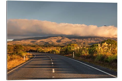 Gallery Print Straße im Tongariro Nationalpark