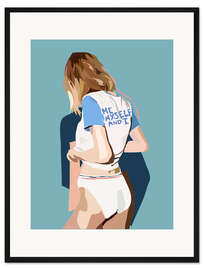 Gerahmter Kunstdruck Ich selbst und ich