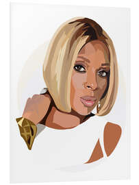 Stampa su PVC Mary J Blige