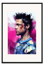Gerahmter Kunstdruck Tyler Durden