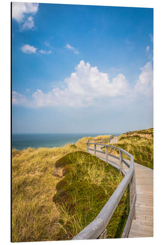 Print på aluminium Sylt path in the dunes