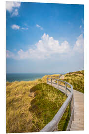 PVC print Sylt path in the dunes