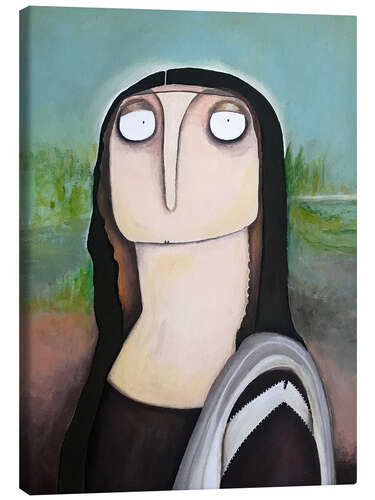 Lienzo Mona Lisa, Based on da Vinci