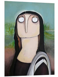 PVC print Mona Lisa, Based on da Vinci